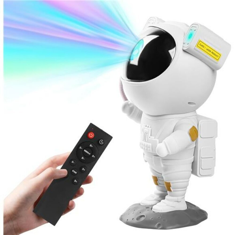 Astronaut Galaxy Projector Night Light with Remote Timer